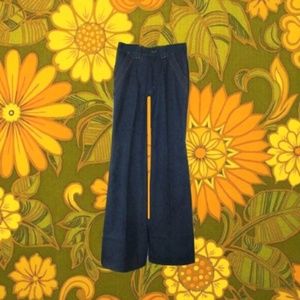 nwt vintage 1970s bellbottom jeans size xs 2xs